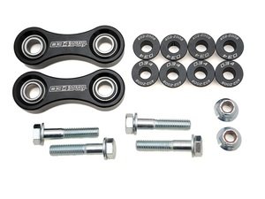 ES#3022284 - 034-402-4022 - Spherical Rear Sway Bar End Links - Pair - Replace your flimsy, sloppy OEM sway bar end links with these performance engineered adjustable spherical endlinks - 034Motorsport - Audi Volkswagen