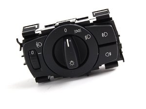 ES#167340 - 61316932794 - European Headlight Switch - Black - Allows operation of the rear fog lamps - Genuine European BMW - BMW