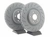 ES#2713226 - 2034210912KT - Front Brake Rotors - Pair - Does not include new brake rotor securing screws - Genuine Mercedes Benz - Mercedes Benz