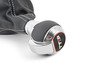 ES#2503332 - 8J1713139LVDE - Automatic Shift Knob - Leather - Soul (Black) / Silver - Replace that worn or broken automatic shift knob - Genuine Volkswagen Audi - Audi