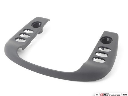 ES#4399029 - 996552233065Q0 - Center Dashboard Switch Panel - Black Lacquered - Radio surround/switch trim - Genuine Porsche - Porsche