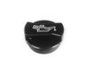 ES#2986505 - J019-BLKKT - Oil Cap Assembly - Black Anodized - Complete billet aluminum oil cap assembly to replace your black plastic one - Assembled By ECS - Audi Volkswagen