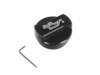 ES#2986505 - J019-BLKKT - Oil Cap Assembly - Black Anodized - Complete billet aluminum oil cap assembly to replace your black plastic one - Assembled By ECS - Audi Volkswagen