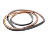 ES#91469 - 51229061486 - E34 Rear door seal - Right - Door mounted seal - Genuine BMW - BMW