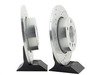 ES#2864048 - HK4725.136Z - Front Sector 27 Performance Rotor & Pad Kit - Featuring Hawk Sector 27 cross drilled and slotted rotors with Performance Ceramic brake pads - Hawk - 