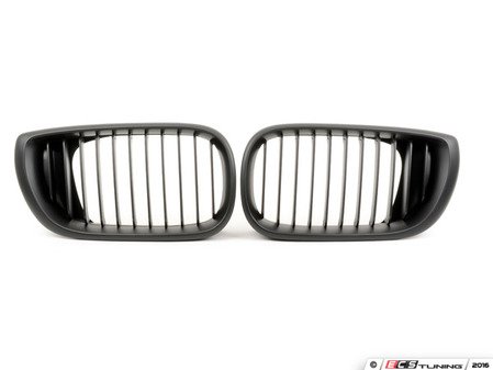 ES#1892395 - BM01-4602-B - Blackout Grille Set - Matte Black - Add style and individuality to your E46 in minutes! - ECS - BMW