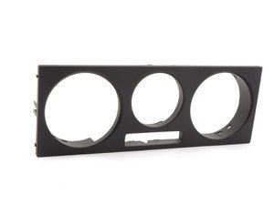 ES#7614 - 1J0819157G1QA - Heater Control Trim Cover - Black - (NO LONGER AVAILABLE) - Manual climate control only - Genuine Volkswagen Audi - 