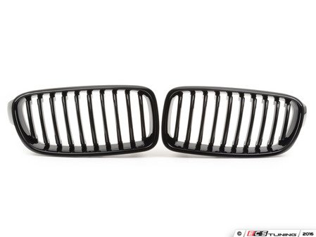 ES#2707739 - BM01-F3012-BK - Blackout Grille Set - Gloss Black - (NO LONGER AVAILABLE) - Add style and individuality to your 3 Series in minutes! - ECS - 
