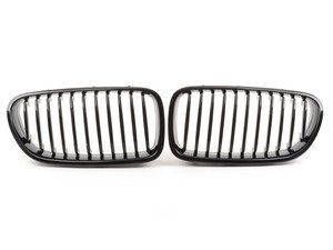 ES#2576181 - BM01-F1010-BK - Blackout Grille Set - Gloss Black - Add style and individuality to your BMW in minutes! - ECS - BMW