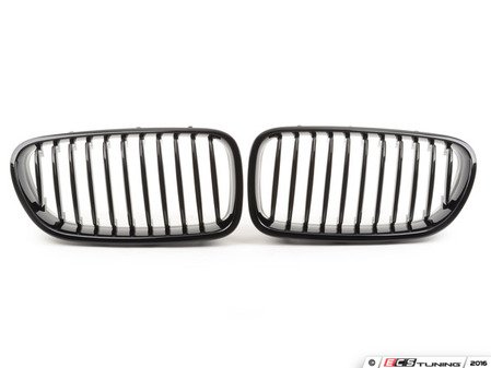 ES#2576181 - BM01-F1010-BK - Blackout Grille Set - Gloss Black - Add style and individuality to your BMW in minutes! - ECS - BMW