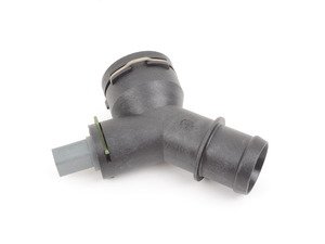 ES#315444 - 1K0122291AE - Lower Radiator Coupler - Connects the temperature sensor and coolant hose to the radiator - Genuine Volkswagen Audi - Volkswagen
