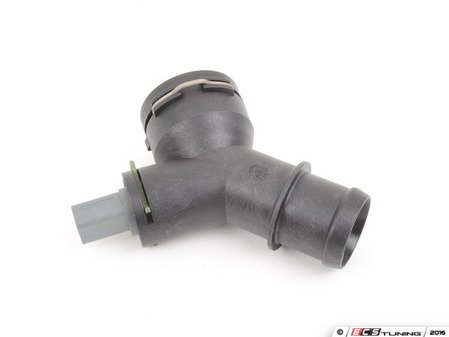 ES#315444 - 1K0122291AE - Lower Radiator Coupler - Connects the temperature sensor and coolant hose to the radiator - Genuine Volkswagen Audi - Volkswagen