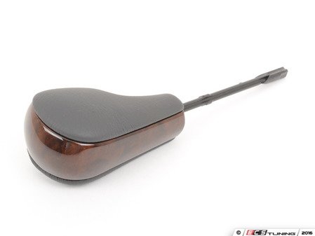 ES#48024 - 25167523444 - Automatic Transmission Shift Knob - Wood / Leather - (NO LONGER AVAILABLE) - Upgrade your faded or worn out selector knob - Genuine MINI - MINI