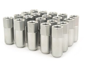 ES#3006123 - AR0915GM - 21mm Conical Seat Lug Nut - Set Of 20 - Gunmetal - (NO LONGER AVAILABLE) - 60mm Anodized Billet Aluminum lug nuts designed for aftermarket wheels with stud conversions - Arospeed - 