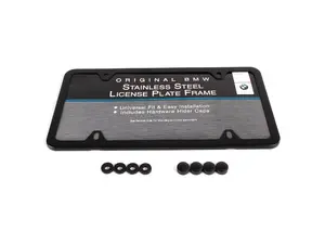 License Plate Frame - Black