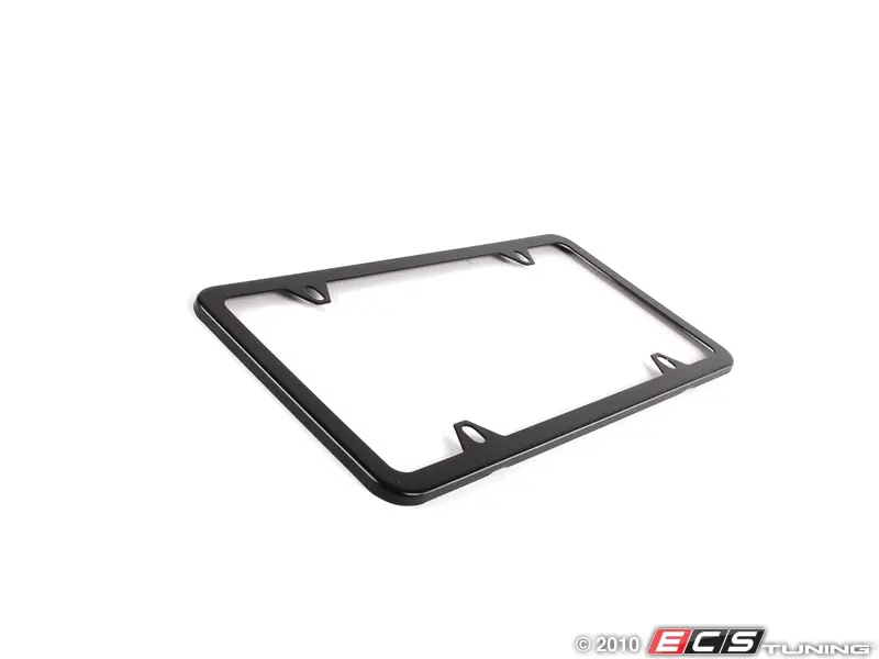 BMW Accessory Frame BLVD Slimline Black Stainless Steel License Plate Frame For BMW (Part #82120010399) Bmw Plate Frame