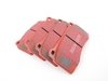ES#2992571 - dp31513cKT2 - Front & Rear RedStuff Performance Brake Pad Kit - High performance street pad featuring Kevlar technology, includes front and rear pads - EBC - Audi