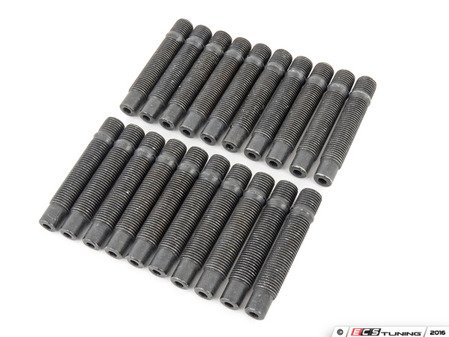 ES#3020168 - 001467ecs01KT10 - Stud Conversion Kit - 62mm - Make wheel changes faster and easier - ECS - Audi Volkswagen