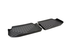 ES#2837658 - 443132 - F10 Rear FloorLiner DigitalFit - Black - Laser measured for perfect fitment and ultimate protection against moisture and debris - WeatherTech - BMW