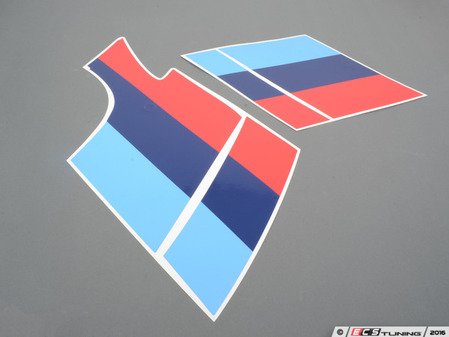 ES#2643422 - 51142336520 - Front and Rear Bumper Decal - Add some sporty flair to your BMW with these M Sport decals. - Genuine BMW - BMW