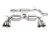 ES#3023209 - 30.10.70 - 3.15" Cat-Back Exhaust System - (NO LONGER AVAILABLE) - Stainless steel 3.15" construction with 100mm polished quad tips - Neuspeed - 