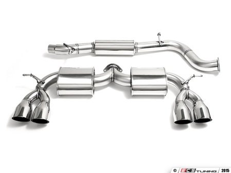 ES#3023209 - 30.10.70 - 3.15" Cat-Back Exhaust System - (NO LONGER AVAILABLE) - Stainless steel 3.15" construction with 100mm polished quad tips - Neuspeed - 