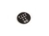 ES#3022045 - IBFI10051 - 5-Speed Gate Pattern Coin for Heavy Weight Shift Knobs - 5 speed logo coin for your BFI weighted shift knob! - Black Forest Industries - Volkswagen