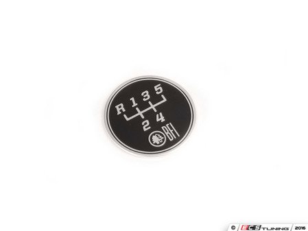 ES#3022045 - IBFI10051 - 5-Speed Gate Pattern Coin for Heavy Weight Shift Knobs - 5 speed logo coin for your BFI weighted shift knob! - Black Forest Industries - Volkswagen
