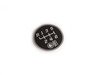 ES#3022046 - IBFI1006 - 6-Speed Gate Pattern Coin for Heavy Weight Shift Knobs - 6 speed logo coin for your BFI weighted shift knob! - Black Forest Industries - Audi Volkswagen