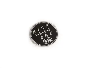 6-Speed Gate Pattern Coin for Heavy Weight Shift Knobs