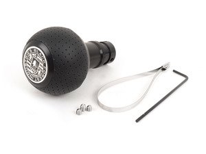 ES#3022038 - GS2S - Black Air Leather  - Black Anodized  - Weighing in at approximately 215 grams the added inertial mass makes shifting effort substantially less while speeding up the process at the same time. - Black Forest Industries - Audi Volkswagen