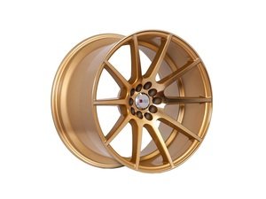 ES#3028632 - F1717910H25GDKT - 17" F17 - Set Of Four - (NO LONGER AVAILABLE) - 17"x9" ET25 5x100/5x114.3 - Machine Gold - F1R Wheels - 