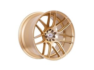 ES#3028680 - F1817910H25GDKT - 17" F18 - Set Of Four  - (NO LONGER AVAILABLE) - 17"x9" ET25 5x100/5x114.3 - Machine Gold - F1R Wheels - 