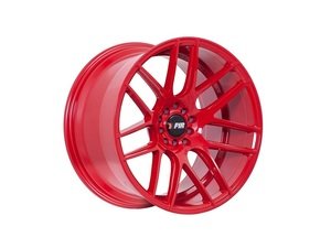 ES#3028668 - F1817810H35RKT - 17" F18 - Set Of Four  - 17"x8" ET35 5x100/5x114.3 - Red - F1R Wheels - 