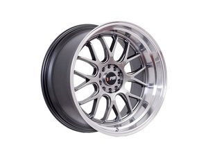 ES#3022676 - F211895HB20 - F21 18x9.5 5x100/114.3 20ET Hyper Black/Polish Lip - F1R Wheels - Audi Volkswagen