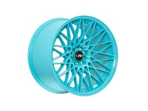 ES#3046040 - F231785T35KT - 17" F23 - Set Of Four - (NO LONGER AVAILABLE) - 17"x8.5" ET35 5x100/5x114.3 - Teal - F1R Wheels - 