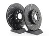 ES#521585 - GD1201 - Front GD Sport Rotors - Pair(288x25) - Upgrade to a slotted/dimpled rotor for improved braking - EBC - Audi Volkswagen