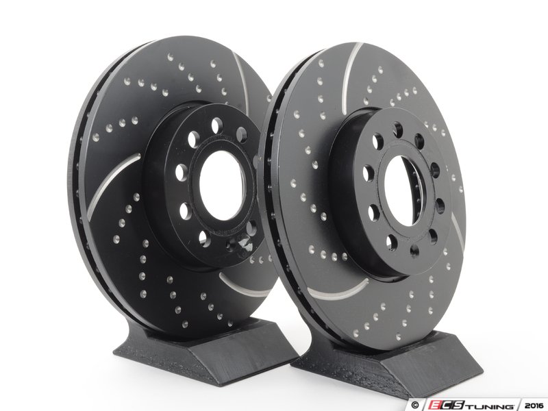 EBC 2014+ Mazda 6 2.5L GD Sport Slotted and Dimpled Rear Rotors main image 1