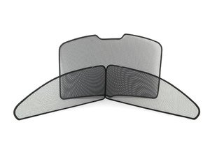 ES#2989383 - 5C7064365 - Magnetic Pop-In Sunshade Set - Black - Keep the sun out for rear passenger comfort - Genuine Volkswagen Audi - Volkswagen