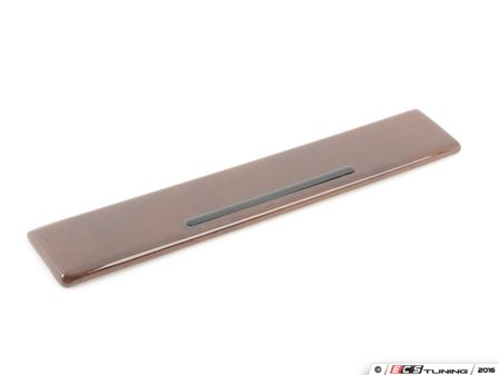 ES#118876 - 51458211433 - Center Dash Radio Trim - Walnut - (NO LONGER AVAILABLE) - Found in the center of the dash covering the stereo controls - Genuine BMW - 
