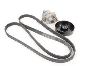 ES#2765887 - 0139974629KT1 - Accessory Belt Kit  - Includes Accessory Belt, Tensioner, And Pulley - Assembled By ECS - Mercedes Benz