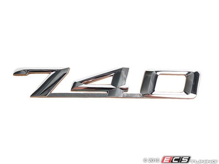 ES#79393 - 51148139836 - "740" Emblem - Adhesive backing pre-applied - Genuine BMW - BMW