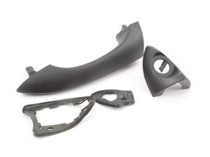 ES#2709169 - 51218243617K - Outer Door Handle Kit - left - The outer door handle to get open the door - URO - BMW