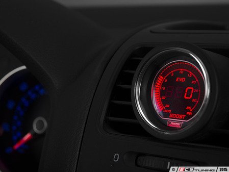 ES#3010048 - 216evobomk5KT - ECS Angled Vent Pod & EVO Series Digital Boost Gauge Kit - Digital boost gauge with dimmable red or blue backlighting with ECS angled vent pod - Assembled By ECS - Volkswagen