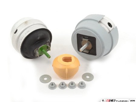 ES#3028744 - 8E0199379BGKT1 - Engine Mount Kit - Complete set of engine mounts and hardware to keep vibrations in check - Assembled By ECS - Audi
