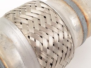 ES#3541 - 8847 - Universal Flex Section (2.5 X 8) - Priced Each - Stainless steel flex section that measures 2.5 ID x 8 - Overall Length - Ansa - Audi Volkswagen
