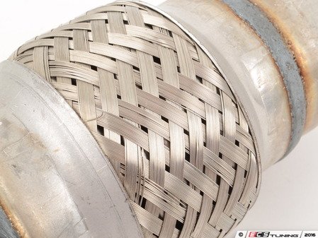 ES#3541 - 8847 - Universal Flex Section (2.5 X 8) - Priced Each - Stainless steel flex section that measures 2.5 ID x 8 - Overall Length - Ansa - Audi Volkswagen