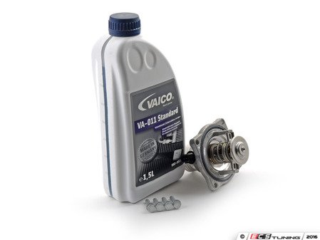ES#2592789 - 11531437526KT1 - Thermostat Replacement Kit - Includes hardware, thermostat, and coolant - Assembled By ECS - BMW