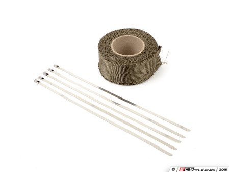 ES#3022276 - HEA-WRAPKIT-25 - Titanium Exhaust Wrap - 2" X 25' - Designed to handle continuous temperatures up to 1,800F - Prosport Performance - Audi BMW Volkswagen Mercedes Benz MINI Porsche