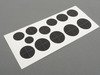 ES#3025179 - RDMTB - roundel overlay - matte black - (NO LONGER AVAILABLE) - Includes enough overlays for hood, trunk and wheel roundels! - Turner Motorsport - 